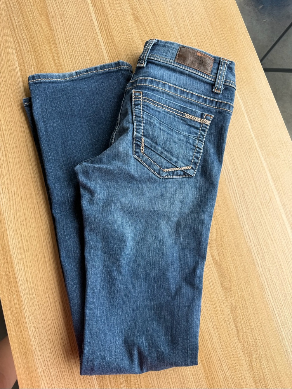 BKE Women's Medium Blue Bootcut Jeans